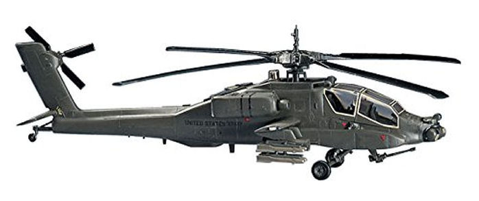 Hasegawa 1/72 AH-64A Apache Helicopter model kit