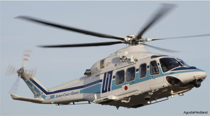 Japan Coast Guard Received First Three AW139