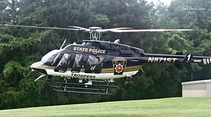 First 2 of 6 Bell 407GX to Pennsylvania State Police