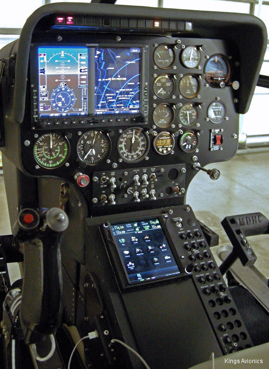 Kings Avionics panel for MD520N