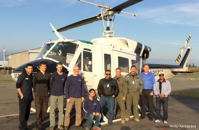Vector Completes San Bernardino Bell 212 Upgrade