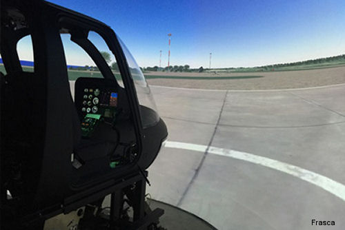 Bell 206 Frasca Flight Training Device with TruCue