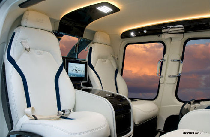 Bell 429 with Mecaer Interior at EBACE 2015