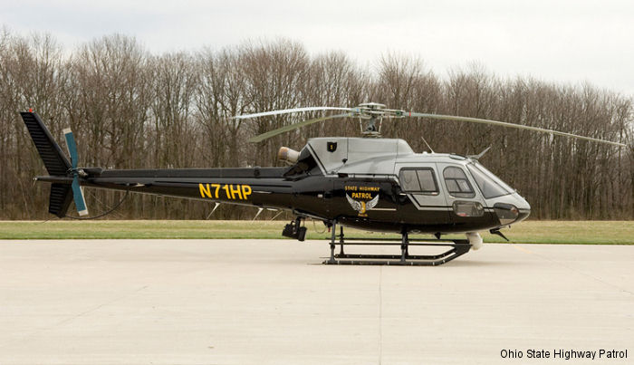 Ohio State Highway Patrol (OSHP) has ordered the first H125 AStar (AS350B3e) produced on the new final assembly line at Airbus production facility in Columbus, Mississippi to replace their current AS350B2 helicopters