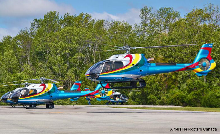Airbus Canada Delivered 4 H130 to Niagara Helicopters