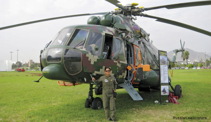 Peruvian Army Mi-171Sh Pilot Melody Moon Torres