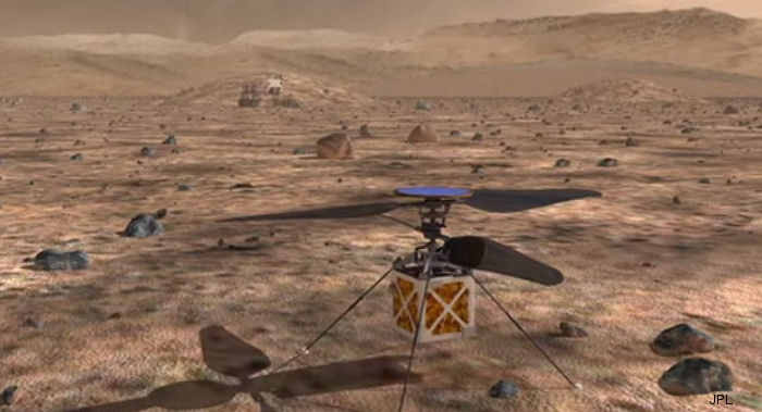 NASA Helicopter Could be Scout for Mars Rovers