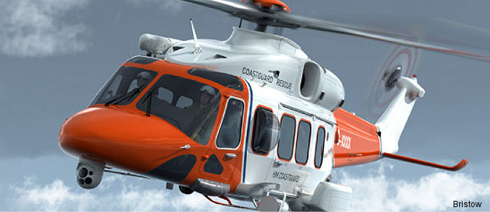 Glasgow Prestwick Airport HM Coast Guard rescue base will operate two AW189 helicopters from January 2016