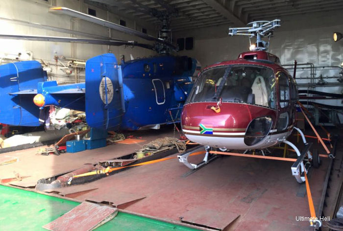 Ultimate Heli AS350B3 Support Antarctica Research