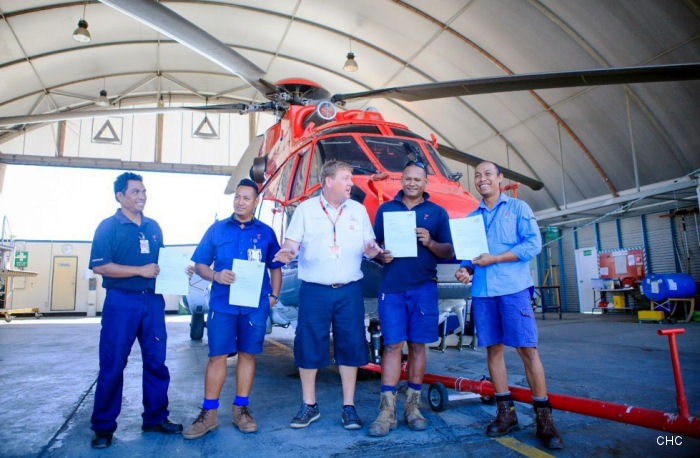 CHC Helicopter Engineers in Timor