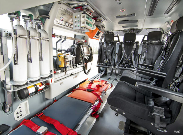 FAA STC for H145 MAG  Air Medical Interior