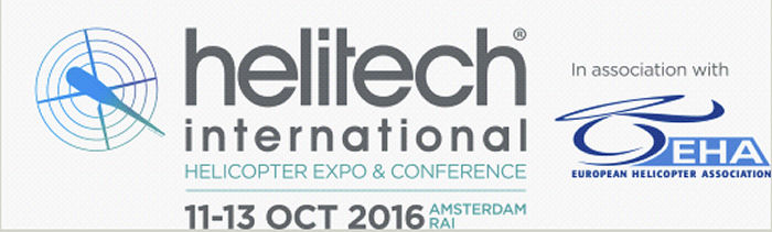 Helitech 2016 Next October in Amsterdam