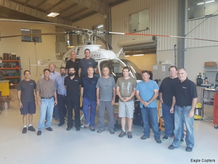 Eagle Copters First HTS900 Course in Australia
