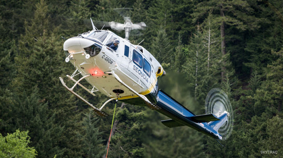 SkyTrac Data Assists for Sequoia Helicopters Bell 212