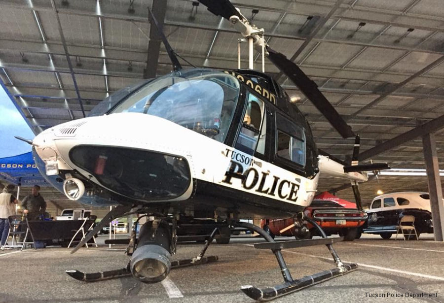 Able to Overhaul Tucson Police Bell 206s