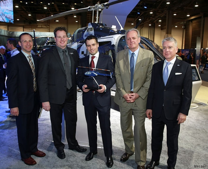 Helite Signs for First Mecaer VIP Bell 505