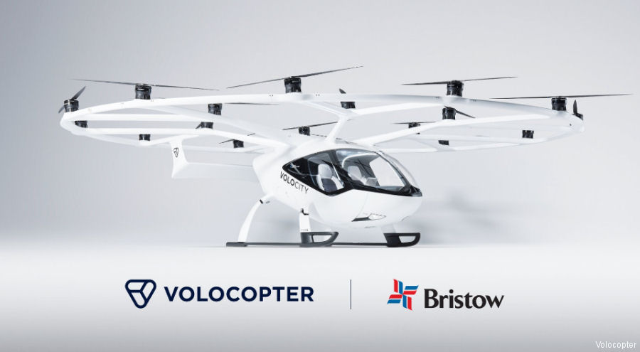 Bristow Orders VoloCity for UAM Services in USA and UK