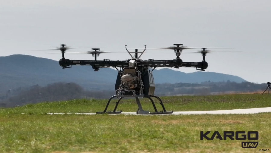 helicopter news May 2024 Kaman Kargo UAV First Flight