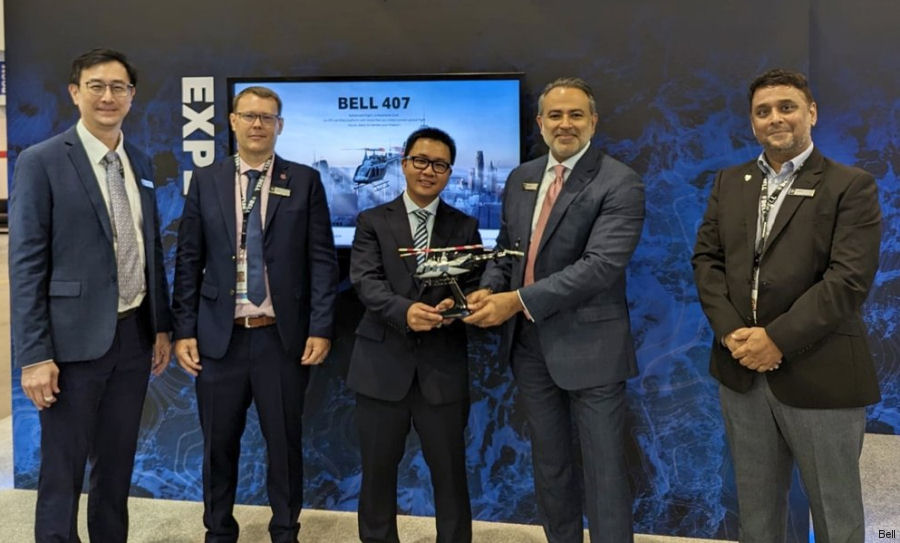 First Bell 407GXi in the Philippines is for Aerobee