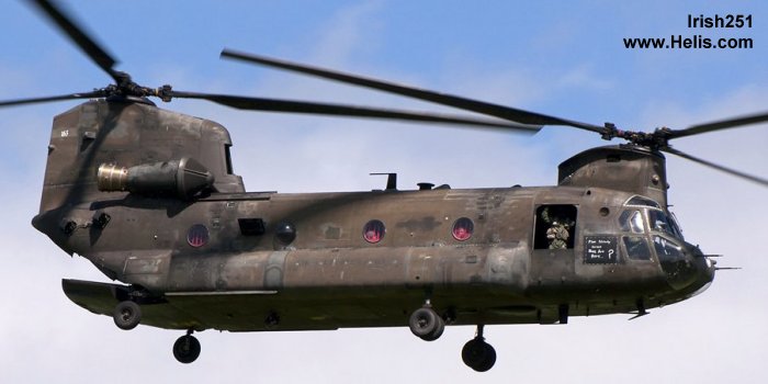 Helicopter Boeing CH-47D Chinook Serial M.3317 Register A15-152 89-00163 used by Australian Army Aviation (Australian Army) ,US Army Aviation Army. Aircraft history and location