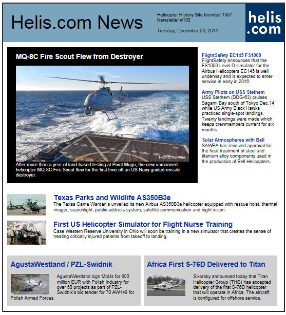 Helicopter Newsletter #108