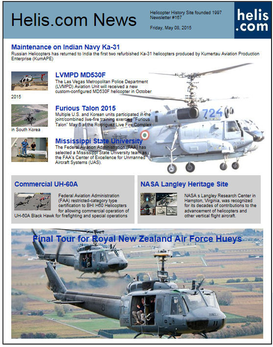 Helicopter Newsletter #167