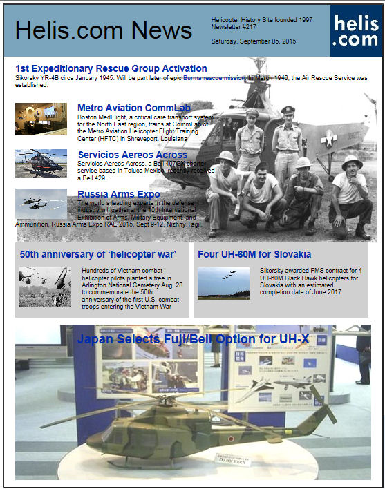 Helicopter Newsletter #217