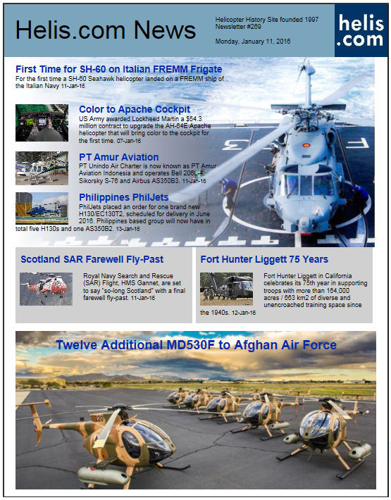 Helicopter Newsletter #269