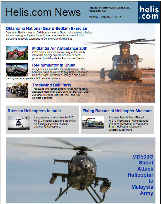 Helicopter Newsletter #277