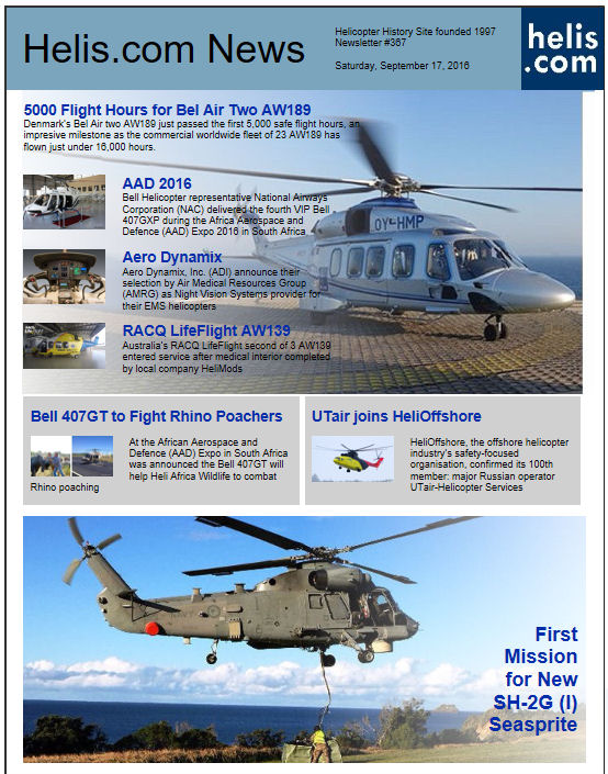 Helicopter Newsletter #367