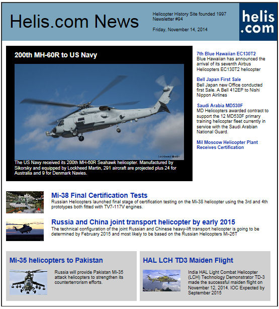 Helicopter Newsletter #94