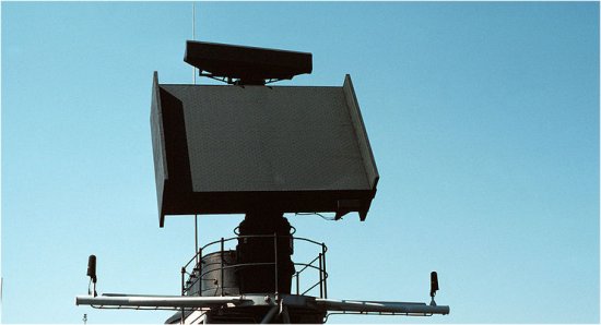 naval air search radar with mattress antenna
