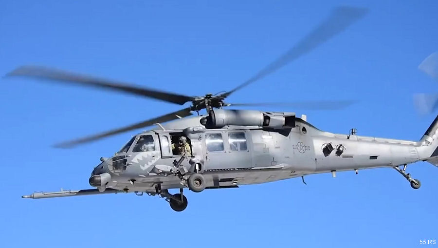 USAF 55th Rescue Squadron Helicopter Video